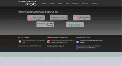 Desktop Screenshot of an66.fr
